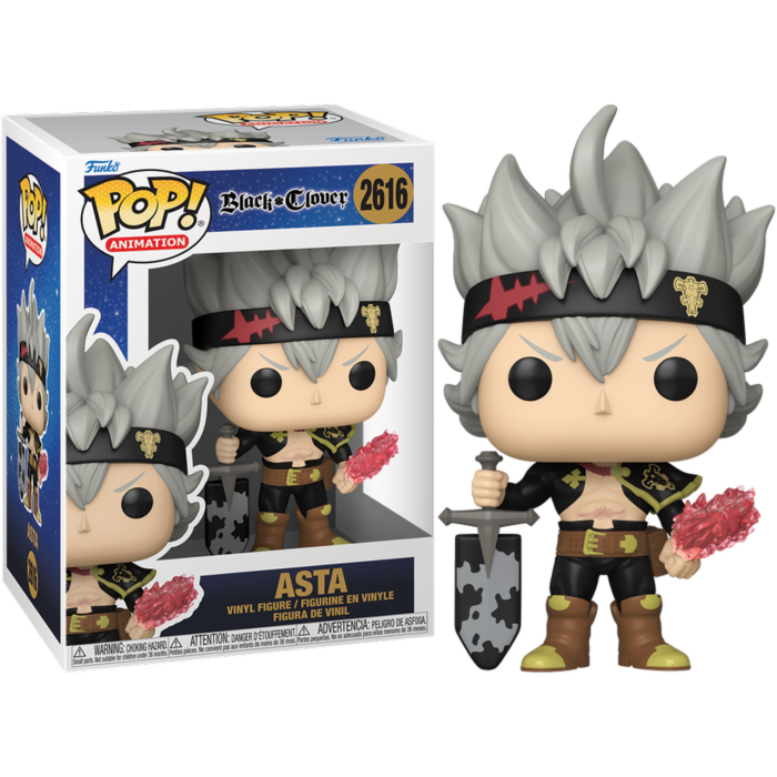 Black Clover - Asta with Devil Arm Pop! Vinyl Figure - product image 1 | Mighty Toys Australia
