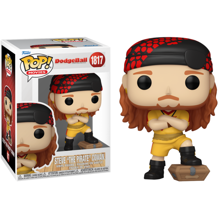 Dodgeball (2004) - Steve The Pirate Cowan Pop! Vinyl Figure - product image 1 | Mighty Toys Australia
