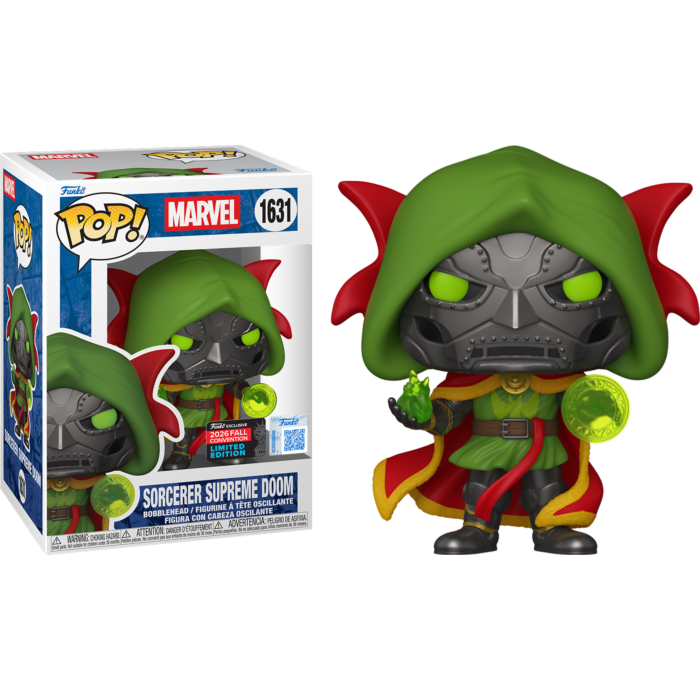 Marvel - Sorcerer Supreme Doom Pop! Vinyl Figure (2026 Fall Convention Exclusive) - product image 1 | Mighty Toys Australia