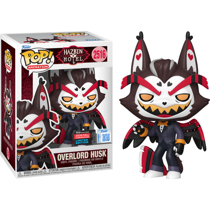 Hazbin Hotel - Overlord Husk Pop! Vinyl Figure (2026 Fall Convention Exclusive) - product image 1 | Mighty Toys Australia