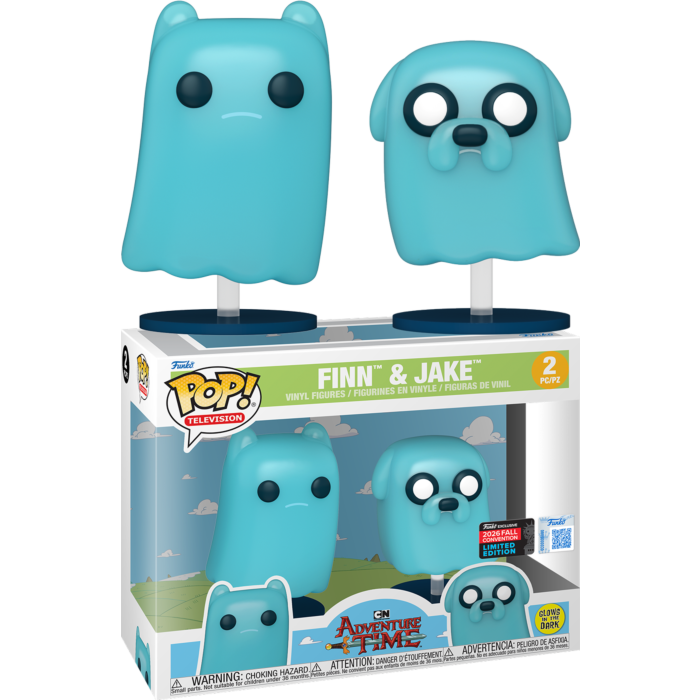 Adventure Time - Ghost Finn &amp; Ghost Jake Pop! Vinyl Figure 2-Pack (2026 Fall Convention Exclusive) - product image 1