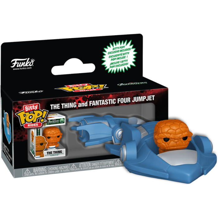 Avengers: Doomsday - The Thing and Fantastic Four Jump Jet Bitty Pop! Rides Vinyl Figure - product image 1 | Mighty Toys