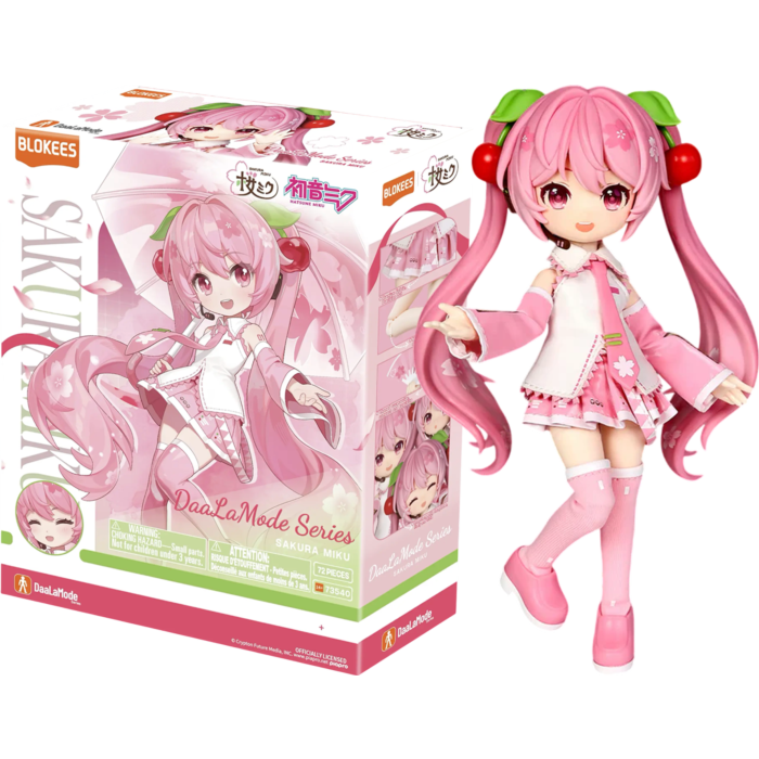 Hatsune Miku - Sakura Miku DaaLaMode Series Articulated Model Kit - product image 1 | Mighty Toys Australia