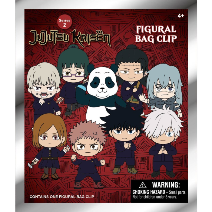 Jujutsu Kaisen - Series 02 3D Figural Foam Bag Clip Blind Bag (Single Unit) - product image 1 | Mighty Toys Australia