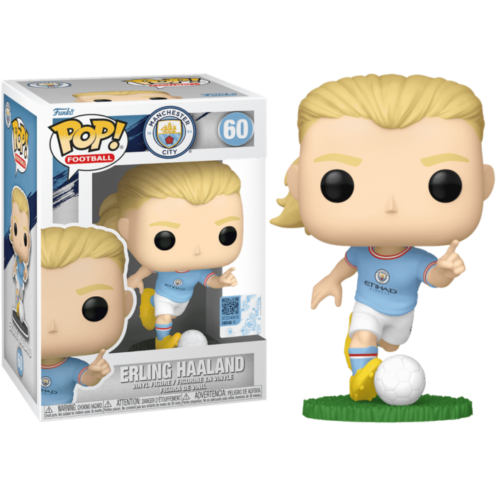 Football (Soccer): Manchester City - Erling Haaland (Kicking) Pop! Vinyl Figure - product image 1 | Mighty Toys Australia