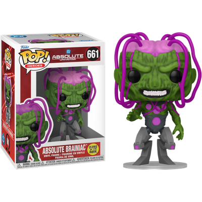 Absolute Universe - Absolute Brainiac Glow-in-the-Dark Pop! Vinyl Figure - product image 1 | Mighty Toys Australia