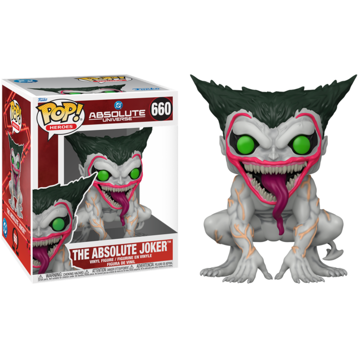 Absolute Universe - The Absolute Joker 6" Super Sized Pop! Vinyl Figure - product image 1 | Mighty Toys Australia