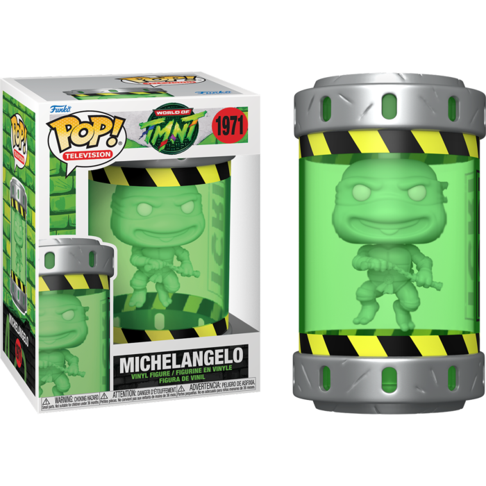 Teenage Mutant Ninja Turtles - Michelangelo (Ooze Canister) Pop! Vinyl Figure - product image 1 | Mighty Toys Australia