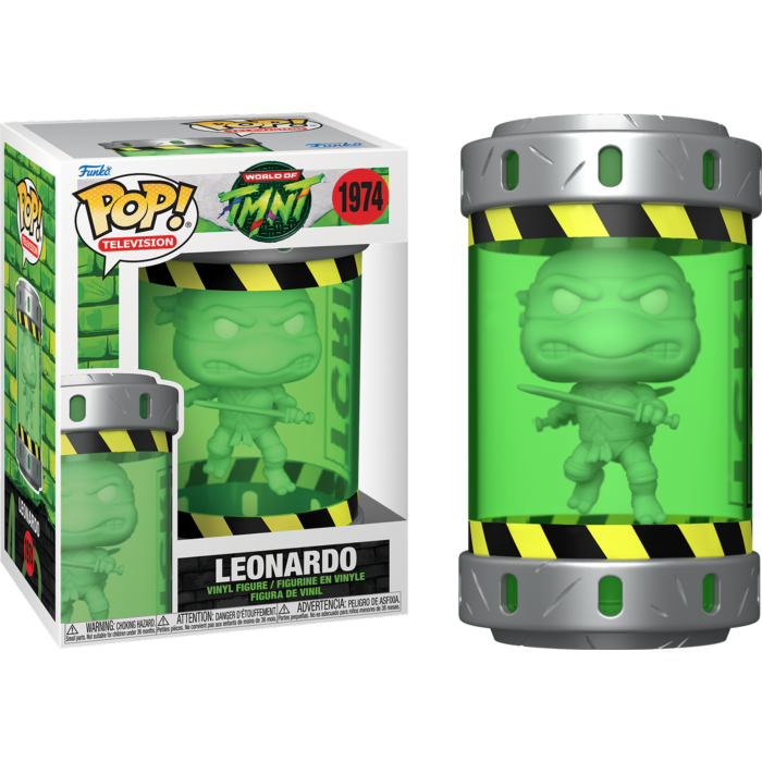 Teenage Mutant Ninja Turtles - Leonardo (Ooze Canister) Pop! Vinyl Figure - product image 1 | Mighty Toys Australia
