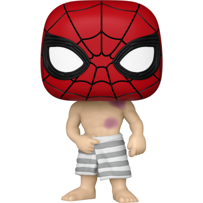 Spider-Man: Brand New Day (2026) - Spider-Man with Towel Pop! Vinyl Figure - product image 1 | Mighty Toys Australia