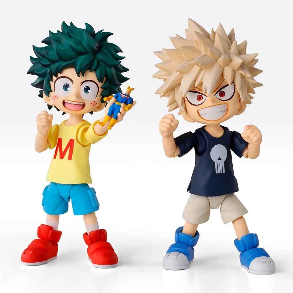 S.H.Figuarts IZUKU MIDORIYA＆ KATSUKI BAKUGO-Childhood set- - product image 1 | Mighty Toys Australia