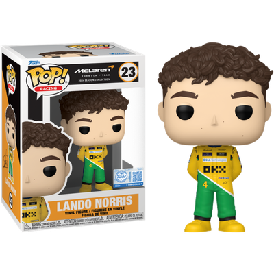 F1: Formula 1 - Lando Norris (McLaren) (Senna Tribute Race Suit) Pop! Vinyl Figure - product image 1 | Mighty Toys Australia
