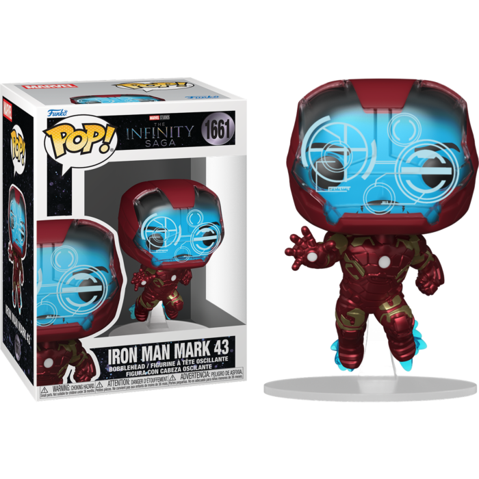Avengers - Iron Man Mark 43 Infinity Saga Pop! Vinyl Figure - product image 1 | Mighty Toys Australia