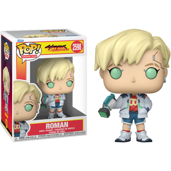 Cyberpunk: Edgerunners - Roman Pop! Vinyl Figure - product image 1 | Mighty Toys Australia