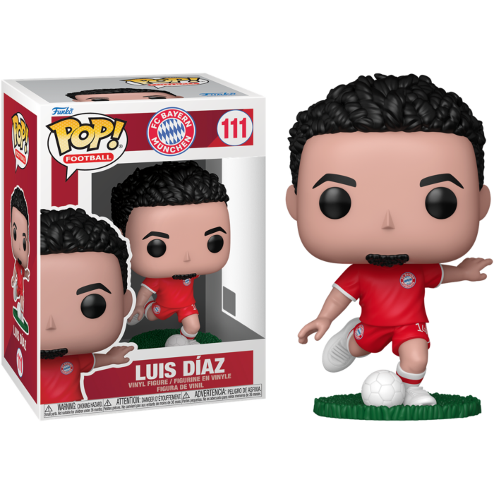 Football (Soccer): Bayern Munich - Luis Diaz (Kicking) Pop! Vinyl Figure - product image 1 | Mighty Toys Australia