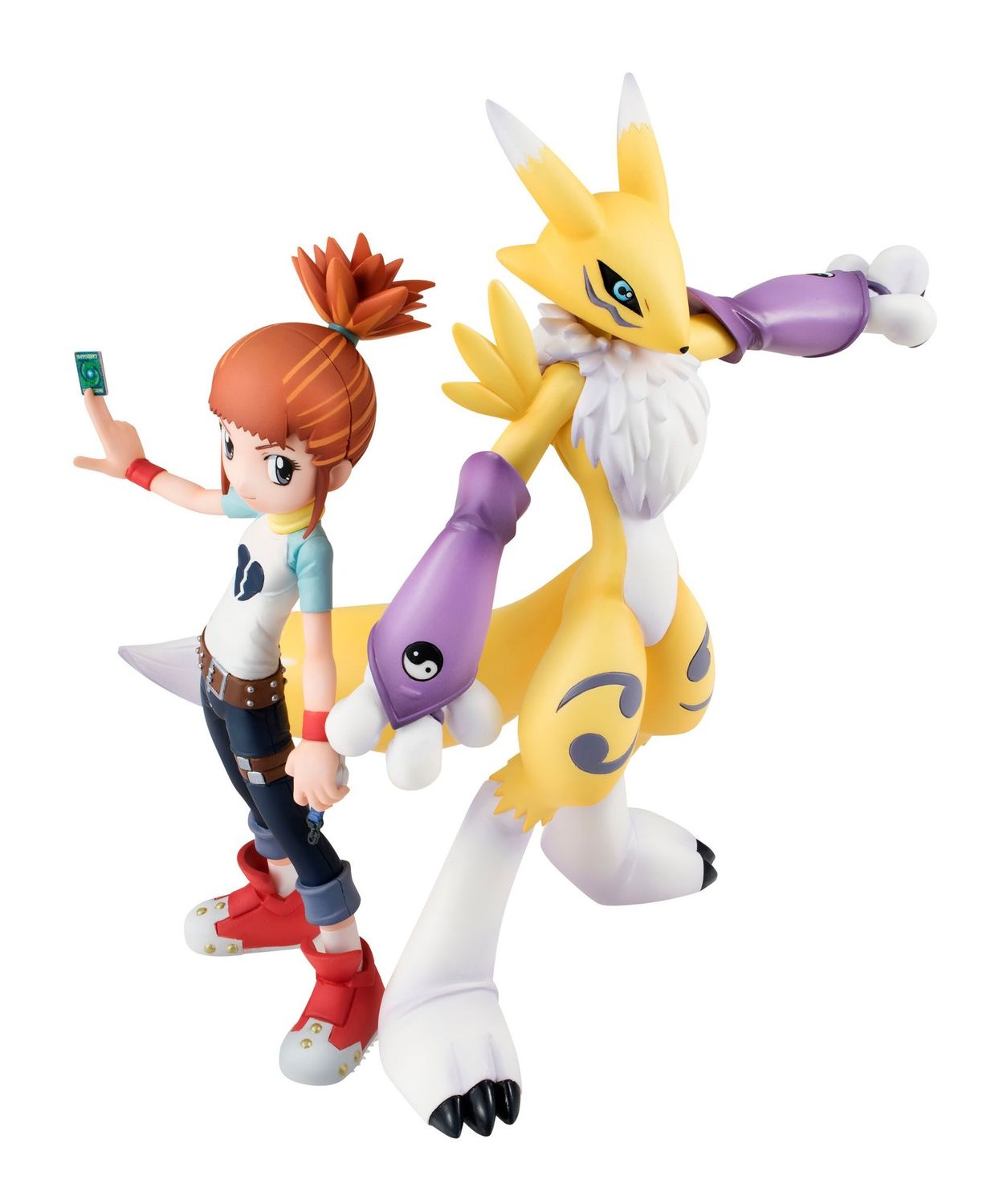 Digimon Tamers - G.E.M. Series - Renamon &amp; Ruki Makino Figure - product image 1 | Mighty Toys Australia