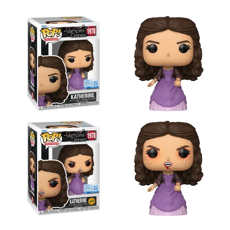 The Vampire Diaries - Katherine Pierce Chase Pop! Vinyl Figure - Bundle of 2 (set of 2 Pop!)