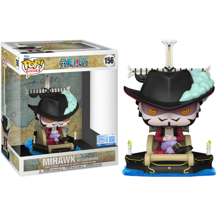One Piece - Mihawk on Hitsugibune Pop! Rides Vinyl Figure - product image 1 | Mighty Toys Australia