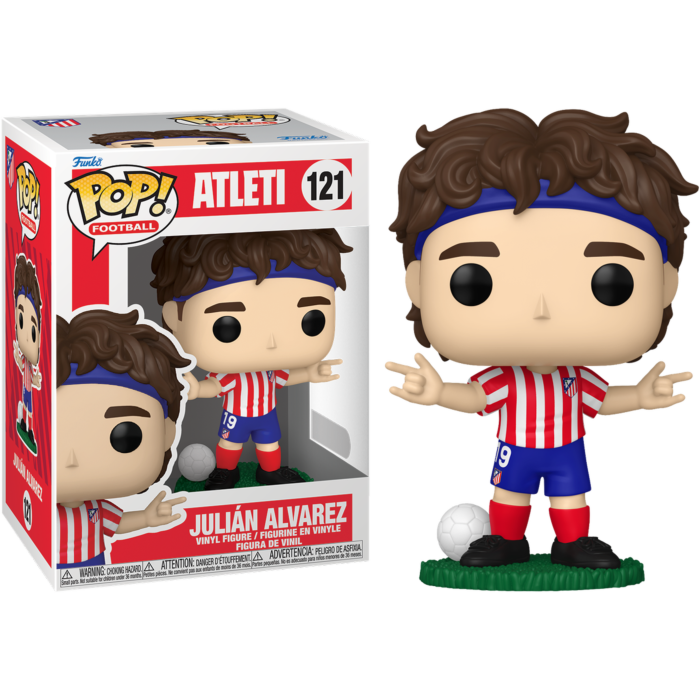 Football (Soccer): Atletico Madrid - Julian Alvarez Pop! Vinyl Figure - product image 1 | Mighty Toys Australia
