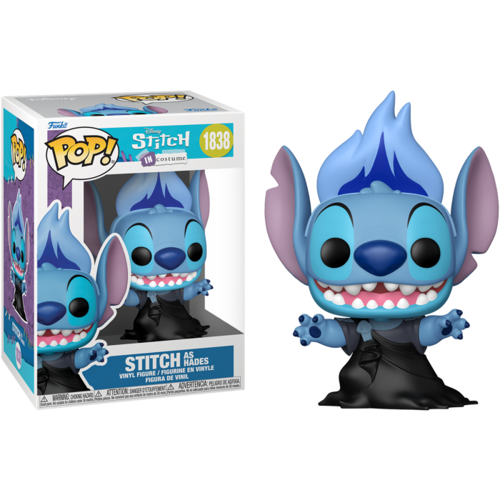 Disney: Stitch in Costume - Stitch as Hades Pop! Vinyl Figure - product image 1 | Mighty Toys Australia