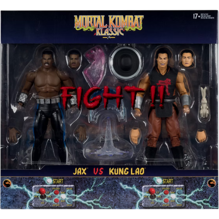 Mortal Kombat II - Klassic Jax (Player 2) vs. Kung Lao (Player 2) Deluxe 7" Scale Action Figure 2-Pack - product image 1