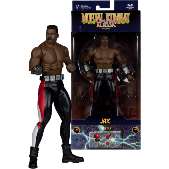 Mortal Kombat II - Klassic Jax 7" Scale Action Figure - product image 1 | Mighty Toys Australia