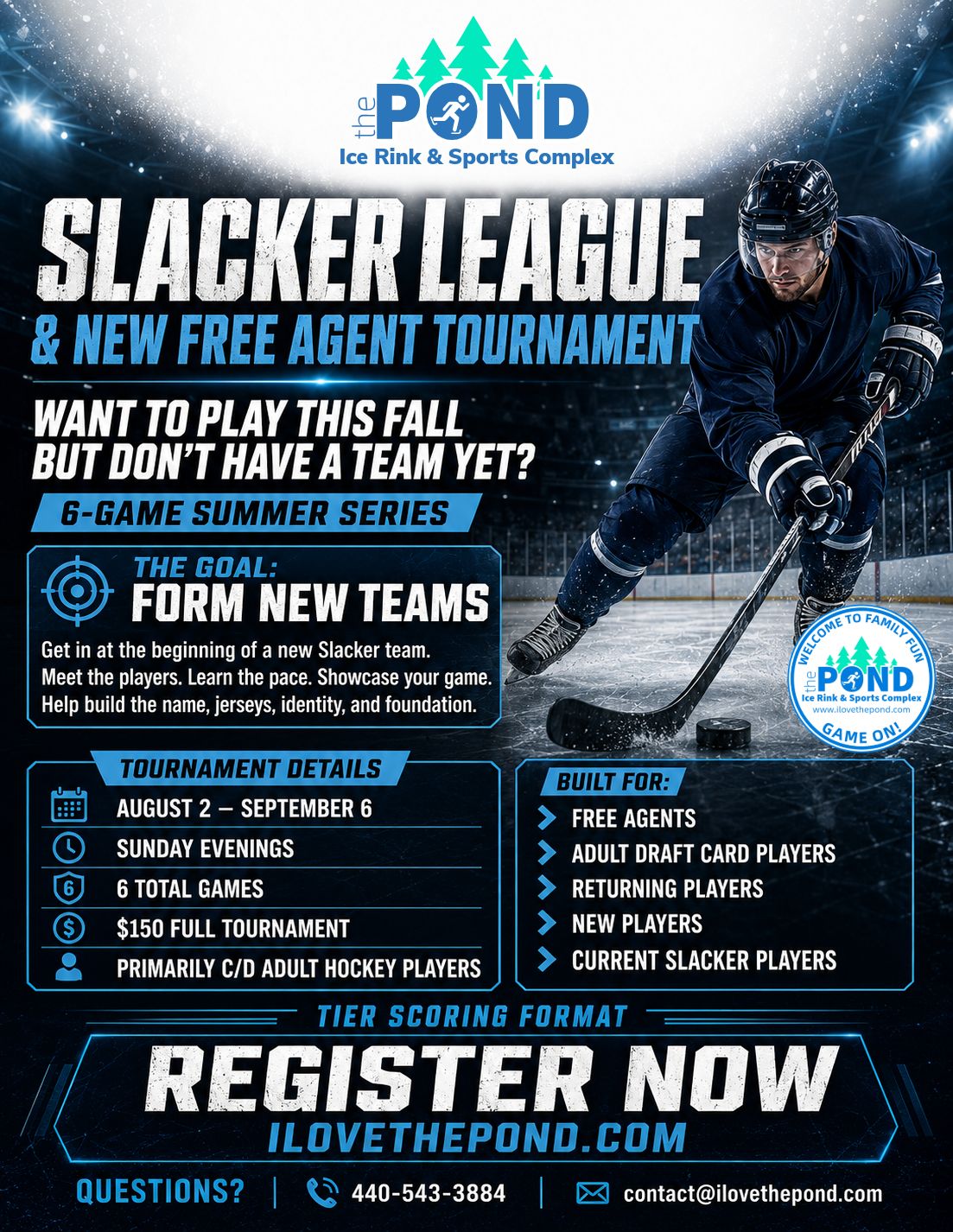 Slacker League & New Free Agent Tournament