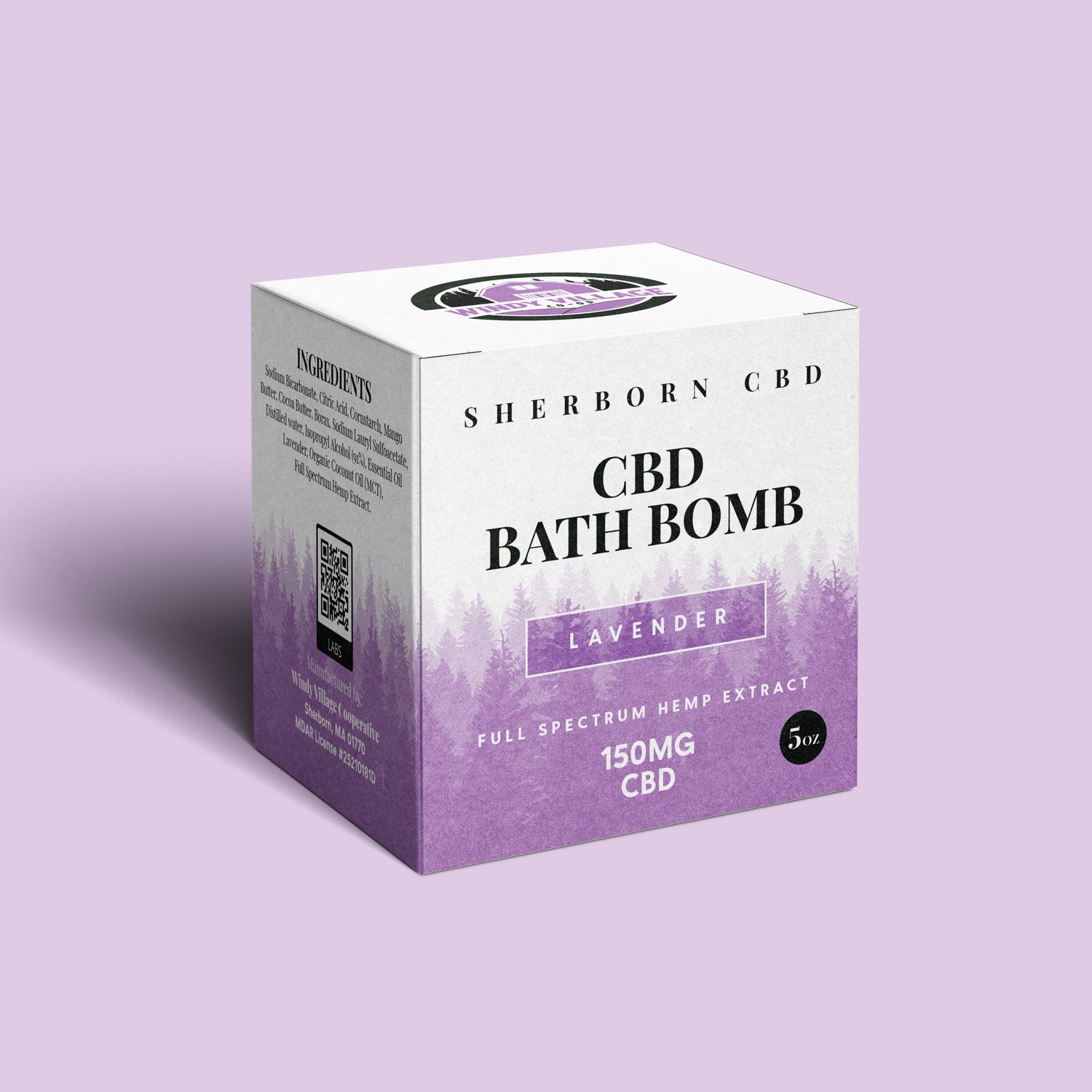 Premium CBD Bath Bomb Lavender | 150mg