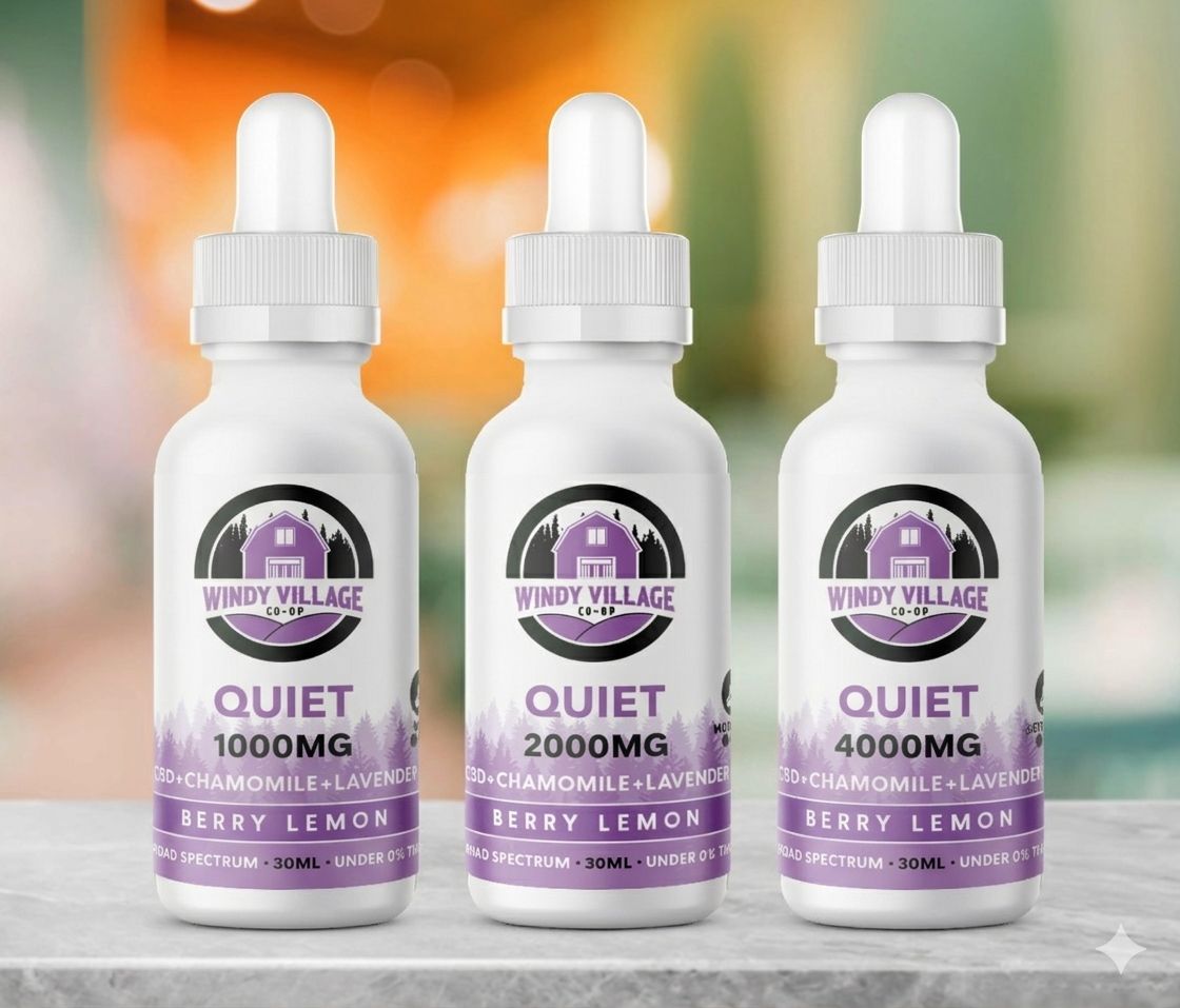 QUIET Tincture | Blueberry Lemon