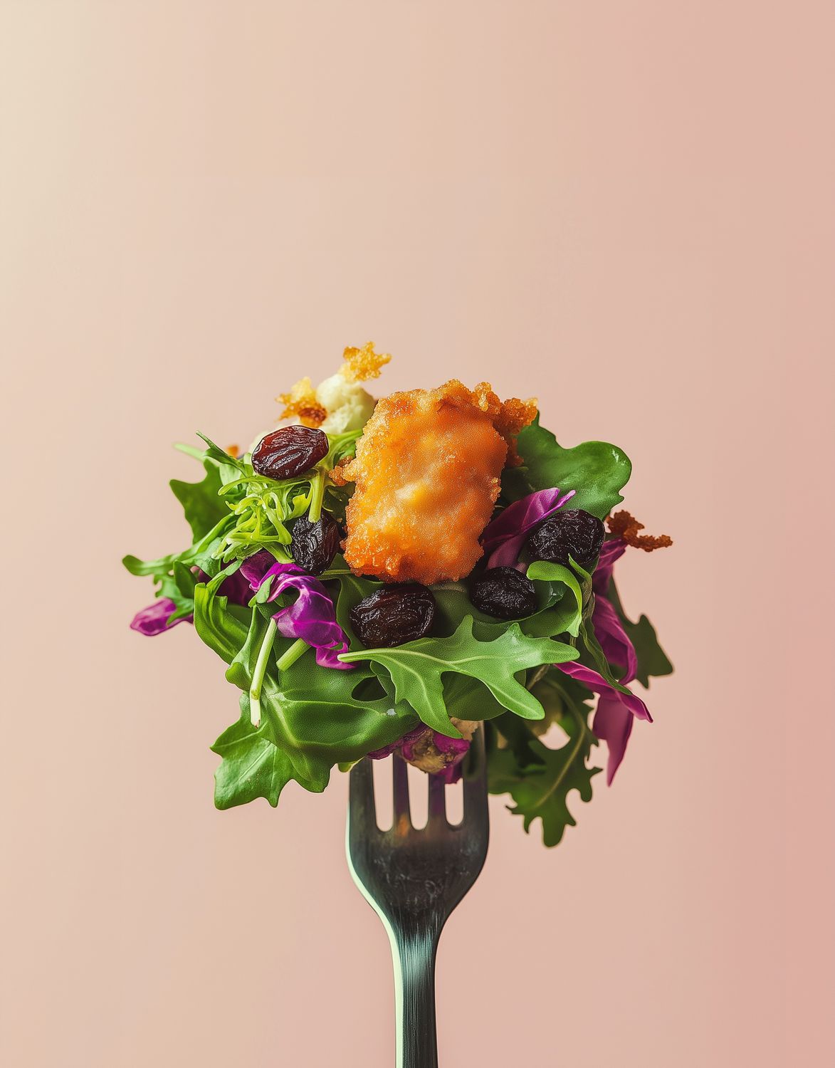 Salad Bowl | Peaches &amp; Goat Cheese