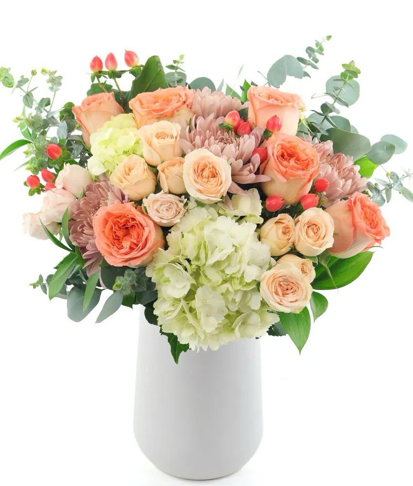 Seasonal Fresh Flower Vase Arrangement