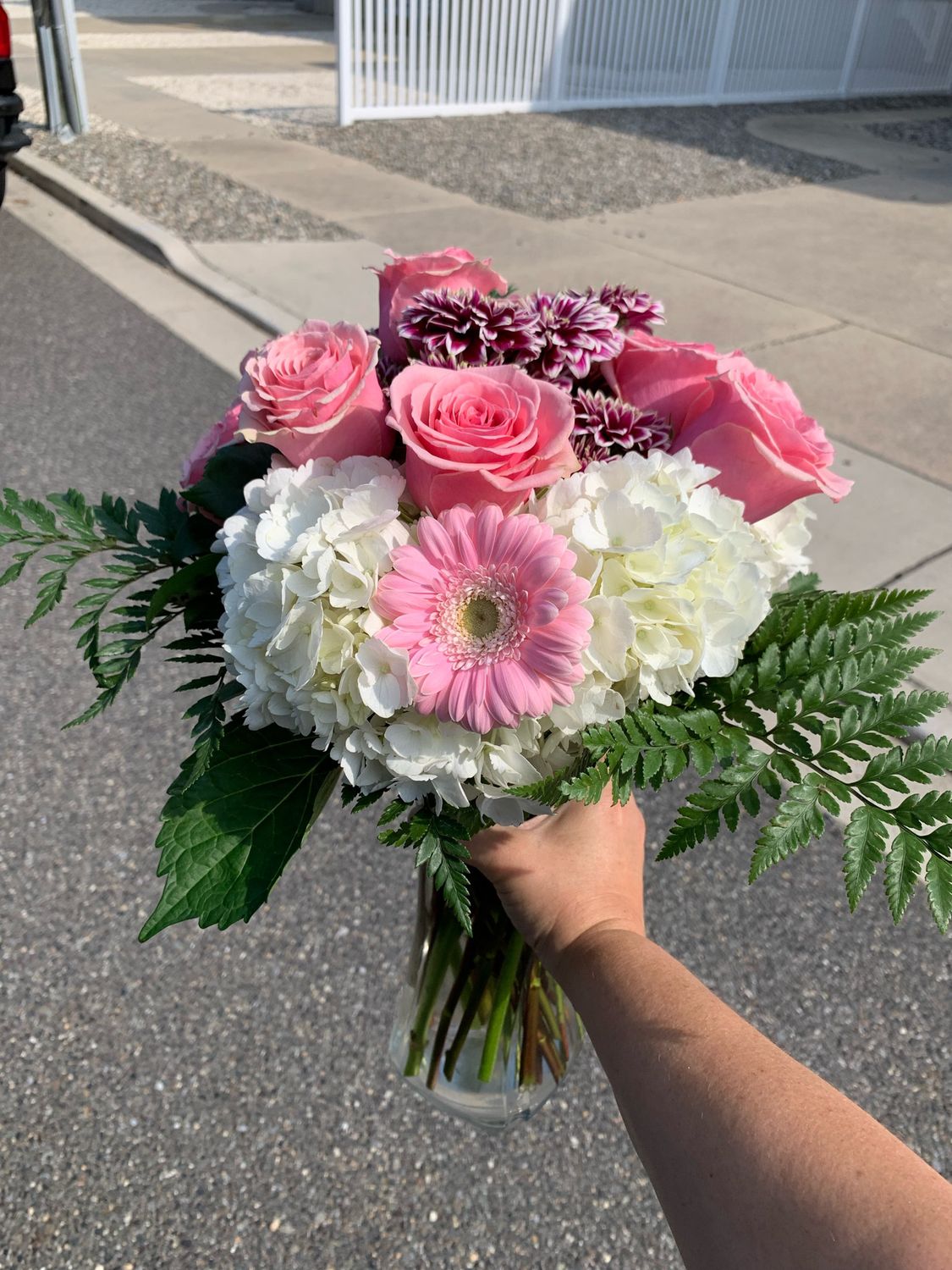 Seasonal Fresh Flower Vase Arrangement