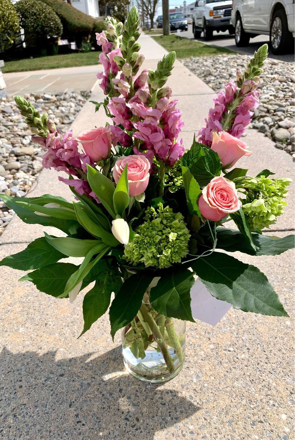 Seasonal Fresh Flower Vase Arrangement