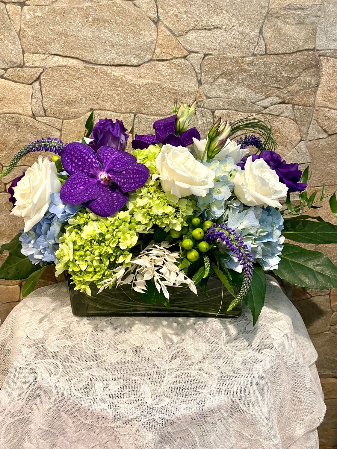 Seasonal Fresh Flower Vase Arrangement