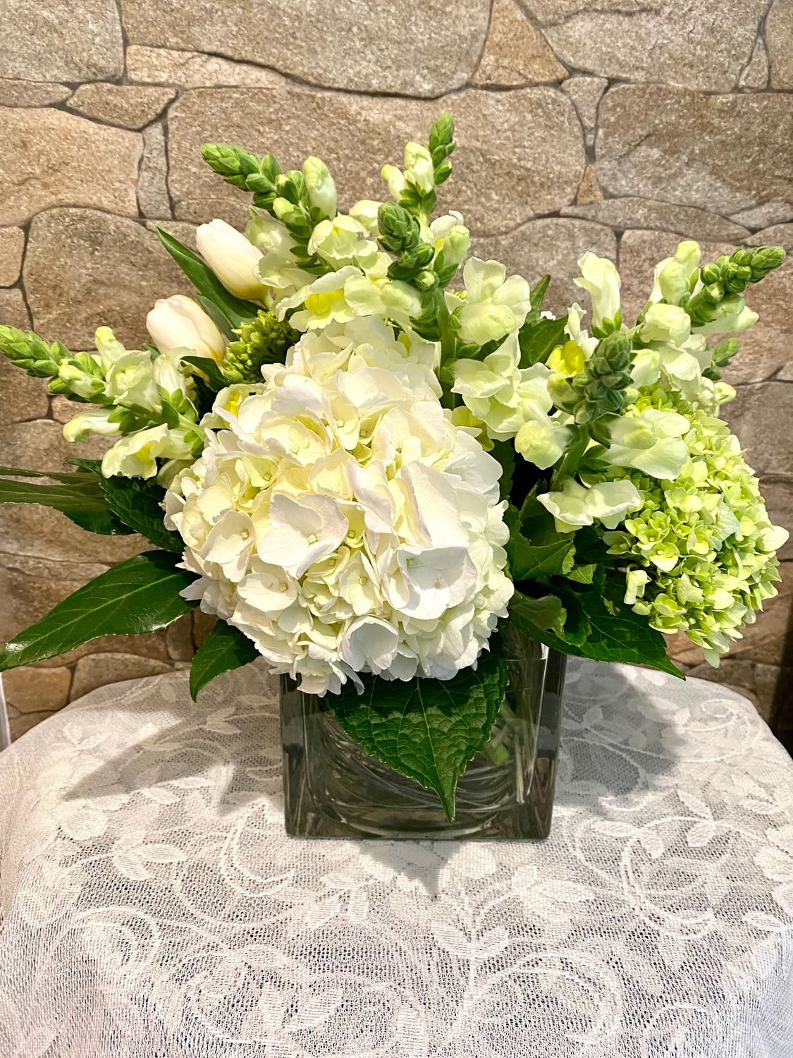 Seasonal Fresh Flower Vase Arrangement