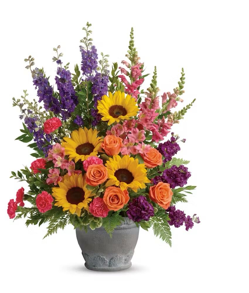 Fresh Flower Funeral Sympathy Arrangement