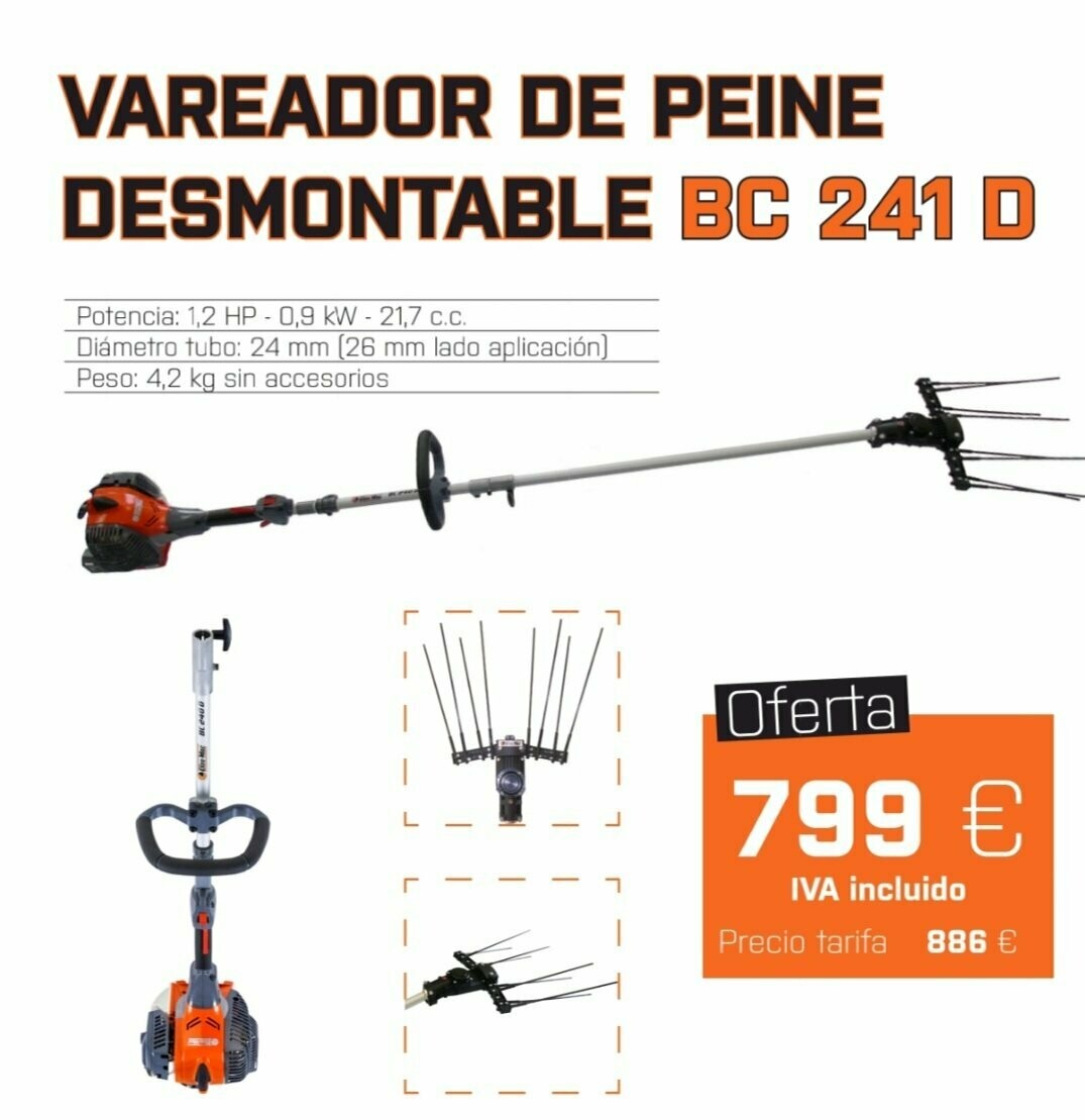 VAREADOR  PALMEADOR + MOTOR BC241D