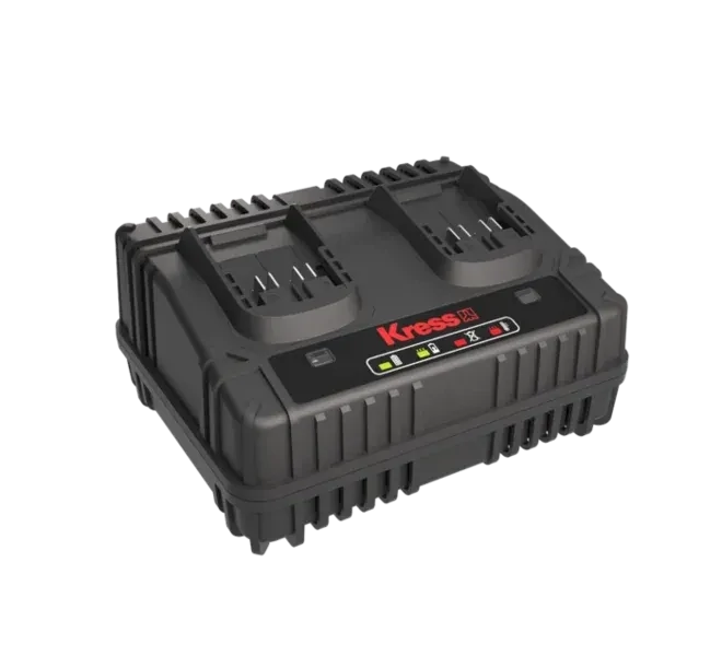 CARGADOR RAPIDO KRESS  DOBLE 20V 15AH