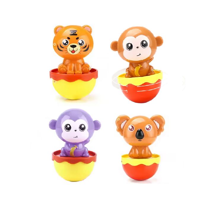 4er Set - Wackel-Affe Koala Tiger