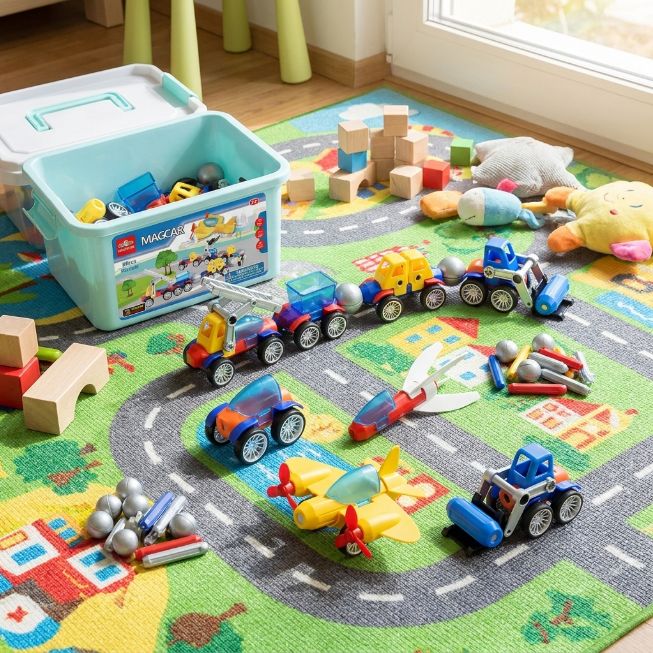 MAGCAR Magnetische Bausteine, 90-teilig