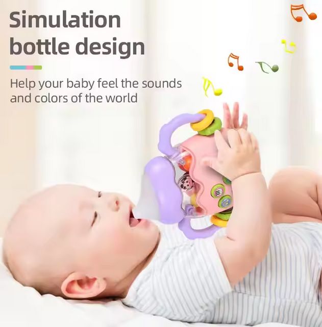 Musikalische Babyflasche - Greifling
