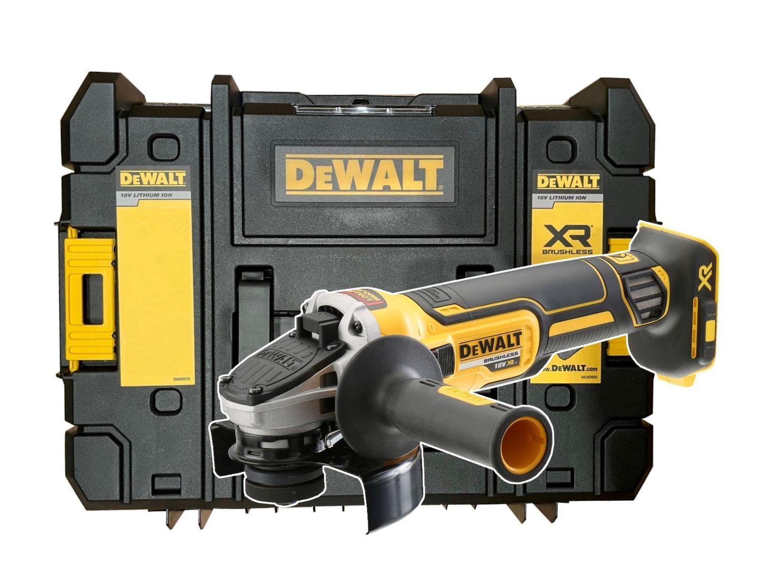 DeWalt Szlifieka kątowa 125mm 18V walizka TSTAK DCG405NT