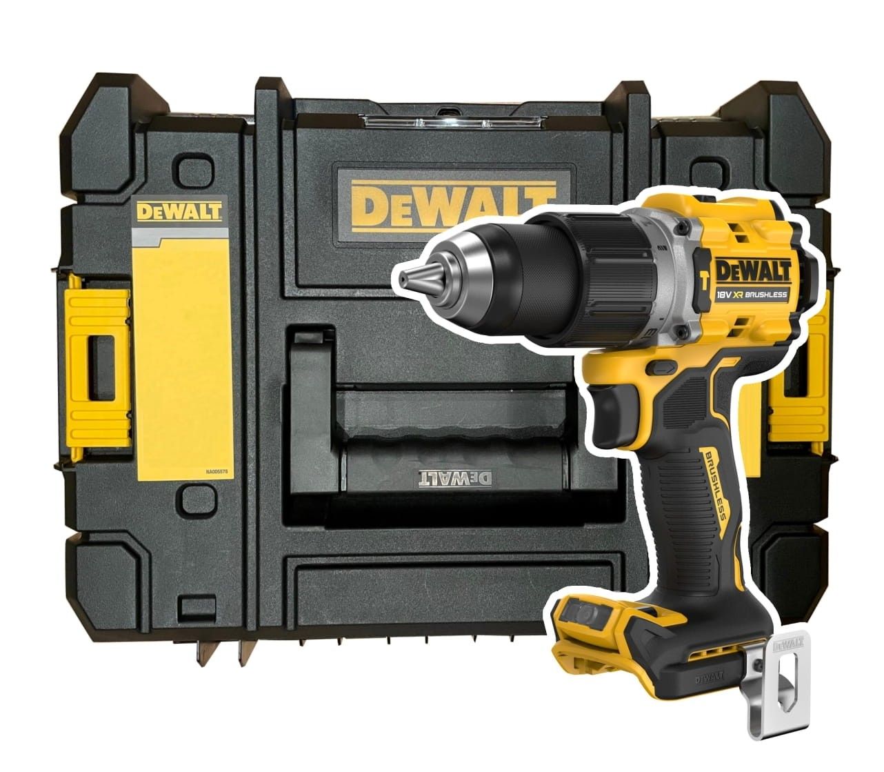 DeWalt Wiertarko-wkrętarka udarowa 18V 90Nm DCD805NT Walizka