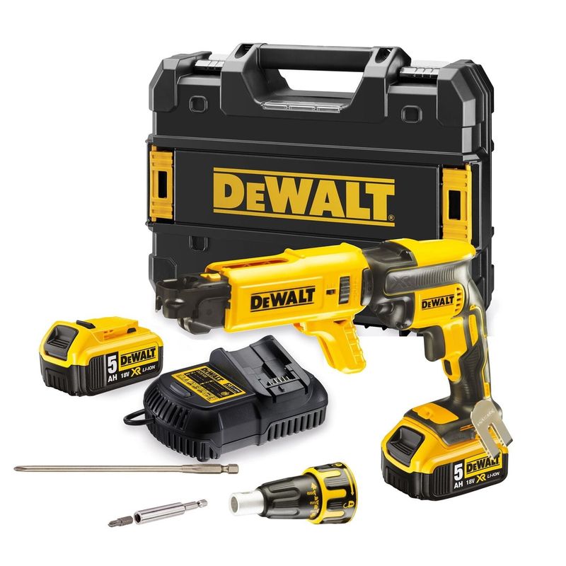 DeWalt Wkrętarka do płyt karton gips 30Nm 2x5Ah 18V  DCF620P2K
