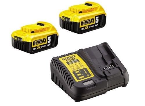 DeWalt Zestaw zasilający 2x5Ah DCB1104