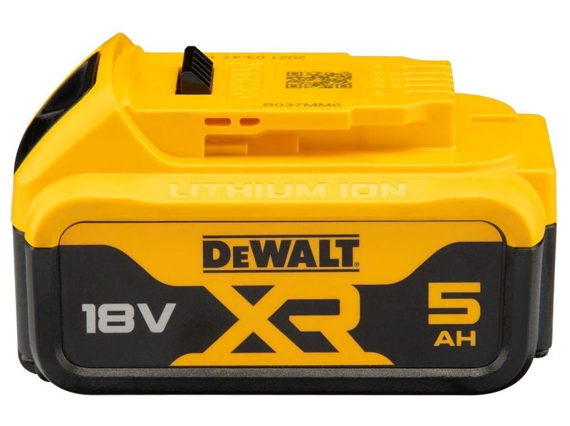 Najpopularniejszy akumulator Dewalt 18V o pojemności 5Ah DCB184