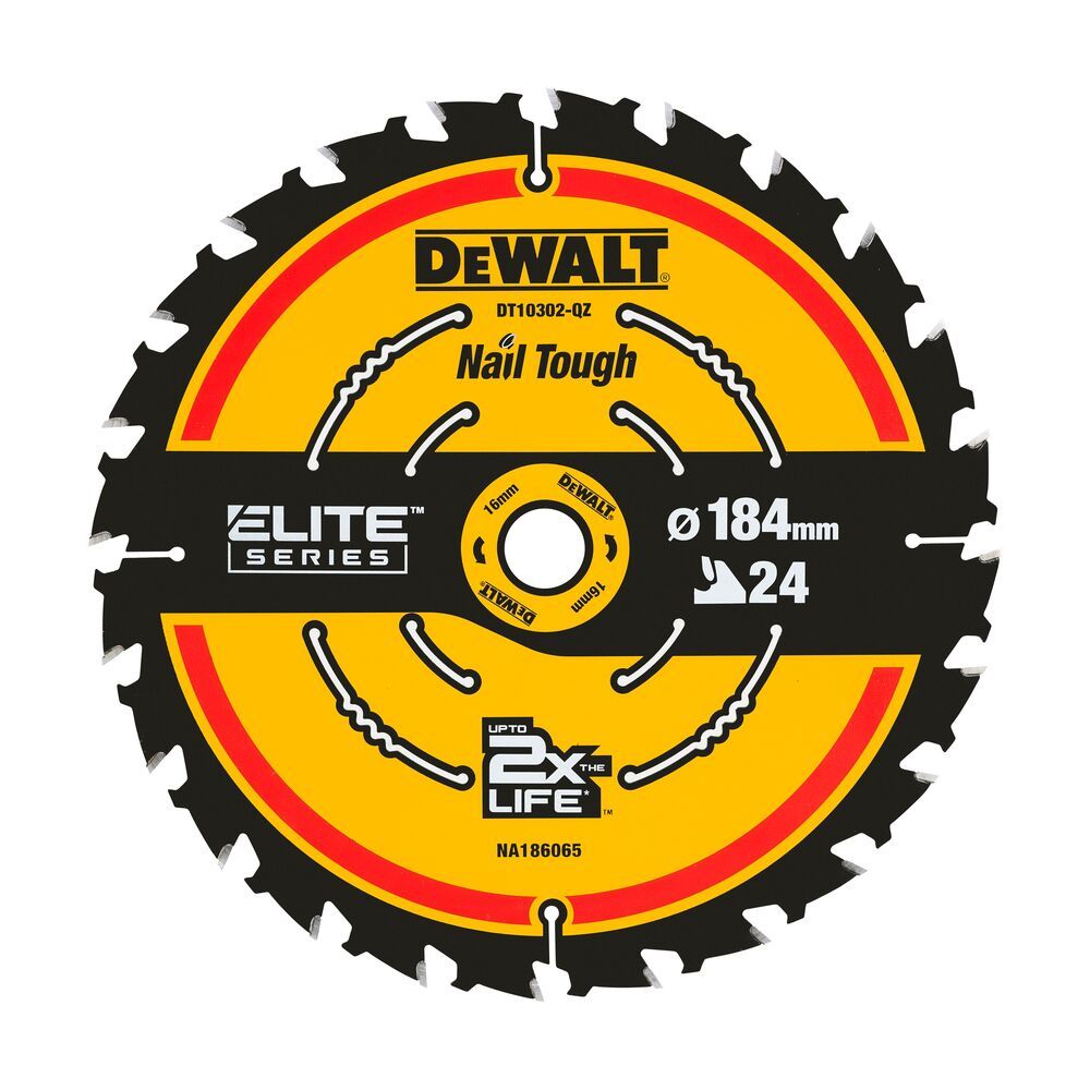 DeWalt Tarcza pilarska do drewna 184mm x16mm 24z  DT10302