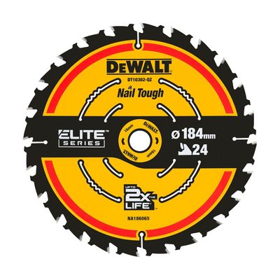 DeWalt Tarcza pilarska do drewna 184mm x16mm 24z  DT10302