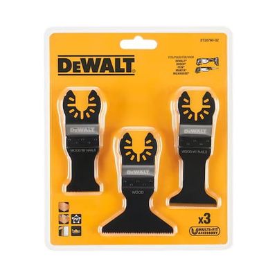 DeWalt Brzeszczoty do narzędzia wielofynkcyjengo x3szt DT20760