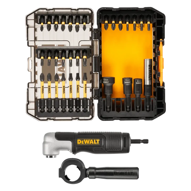 Dewalt Zestaw bitów udarowych 33elm. Z uchwytem kątowym DT70782